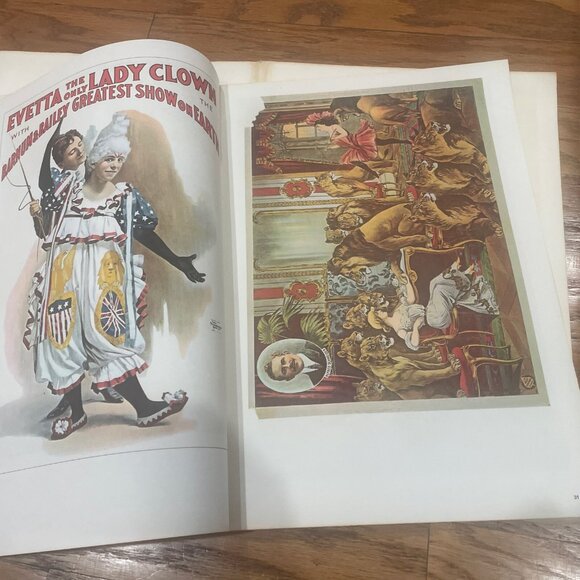 100 Years Of Circus Posters By Avon Books 1974 Hardcover First Printing - Picture 7 of 8